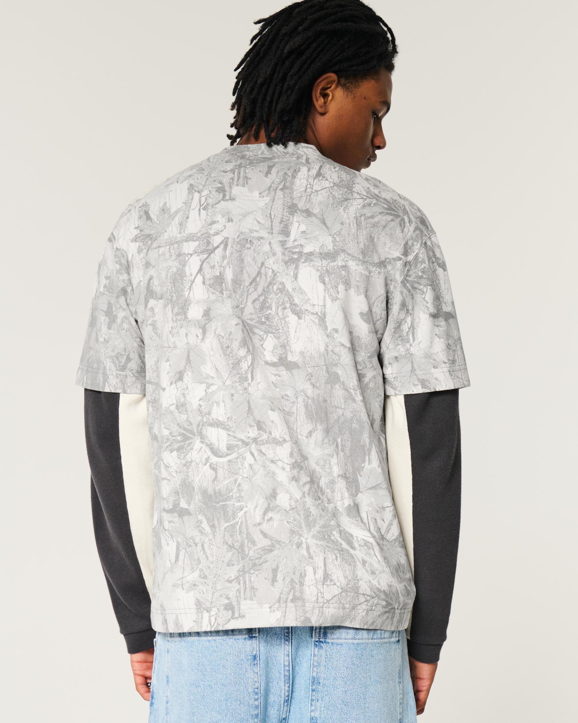 Boxy Heavyweight Washed Crew T-Shirt Product Image