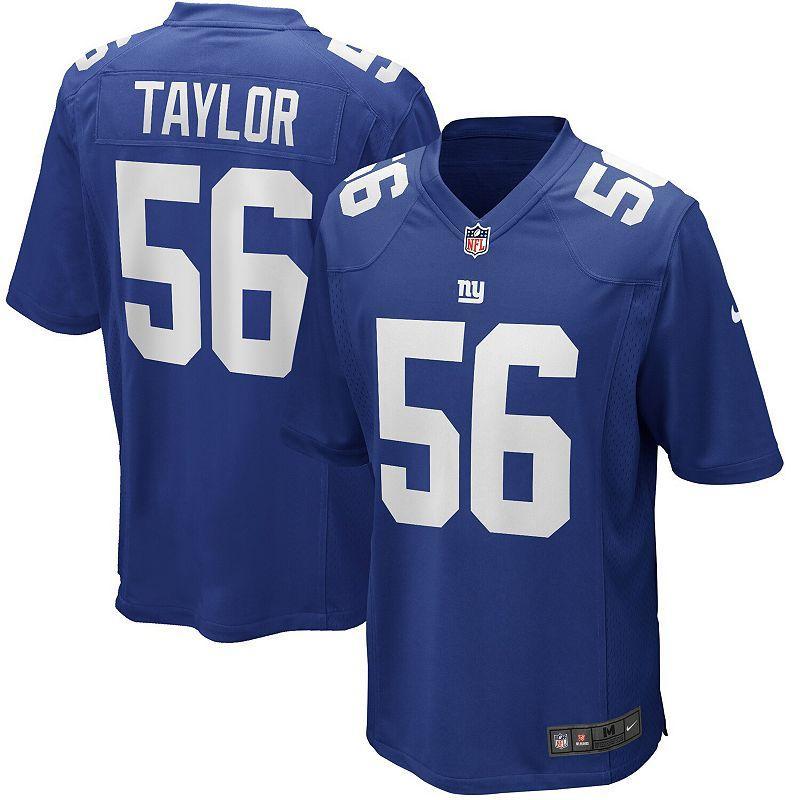 Men's Nike Lawrence Taylor Royal New York Giants Game Retired Player Jersey, Size: XL, Blue Product Image