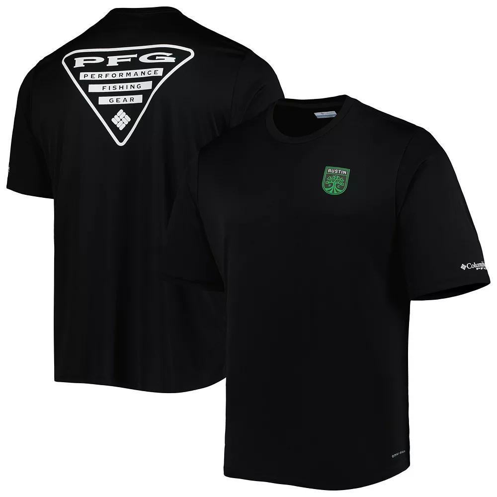 Men's Columbia Black Austin FC Terminal Tackle Omni-Shade T-Shirt, Size: Large, Afc Black Product Image