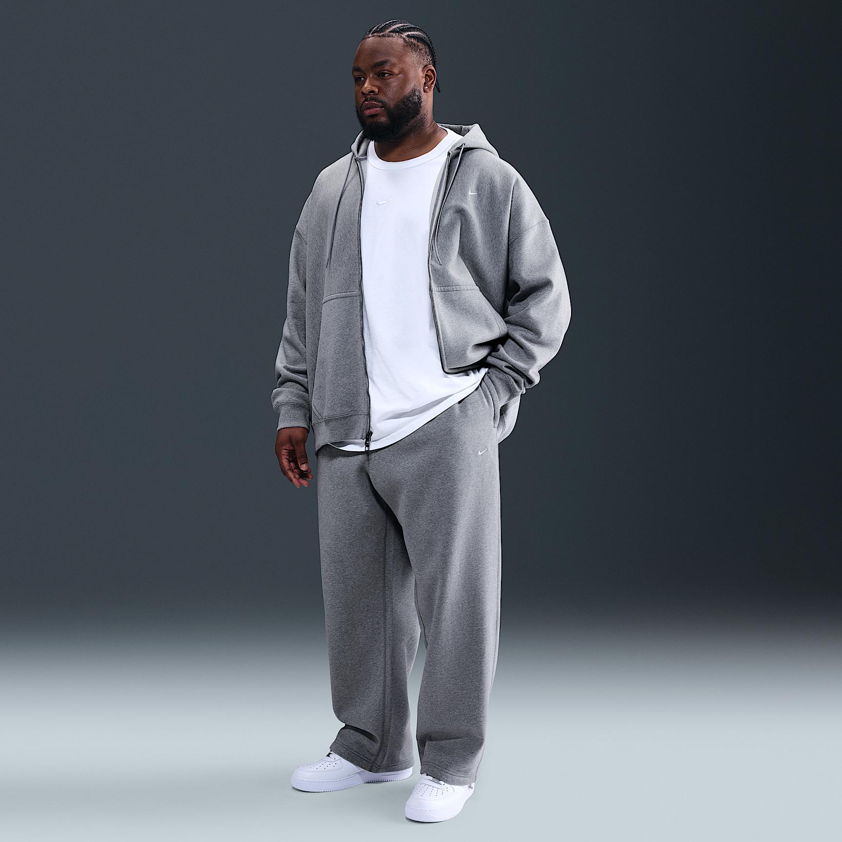 Nike Men's Solo Swoosh Fleece Open-Hem Pants Product Image