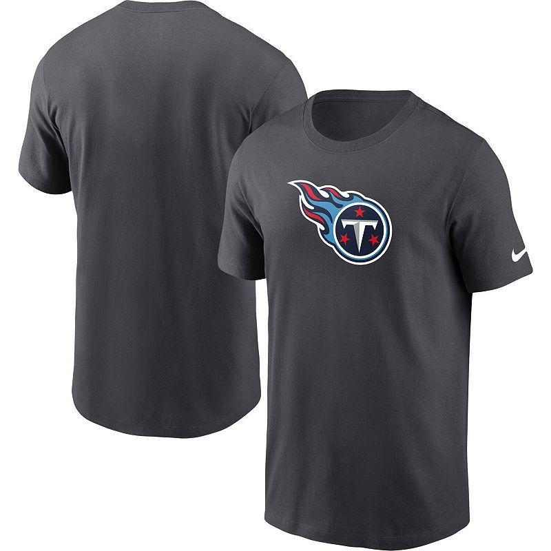 Men's Nike Charcoal Tennessee Titans Primary Logo T-Shirt, Size: Large Product Image