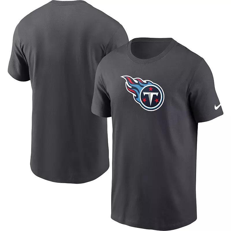 Men's Nike Charcoal Tennessee Titans Primary Logo T-Shirt, Size: Large Product Image