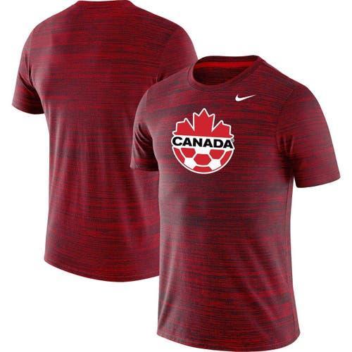 Mens Nike Red Canada Soccer Primary Logo Velocity Legend T-shirt Product Image