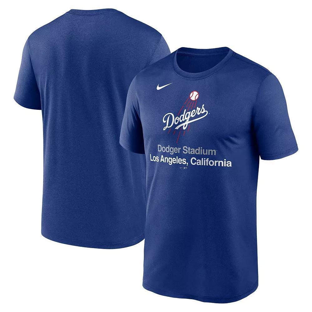 Men's Nike Royal Los Angeles Dodgers Stadium Legend Performance T-Shirt, Size: XL, Blue Product Image