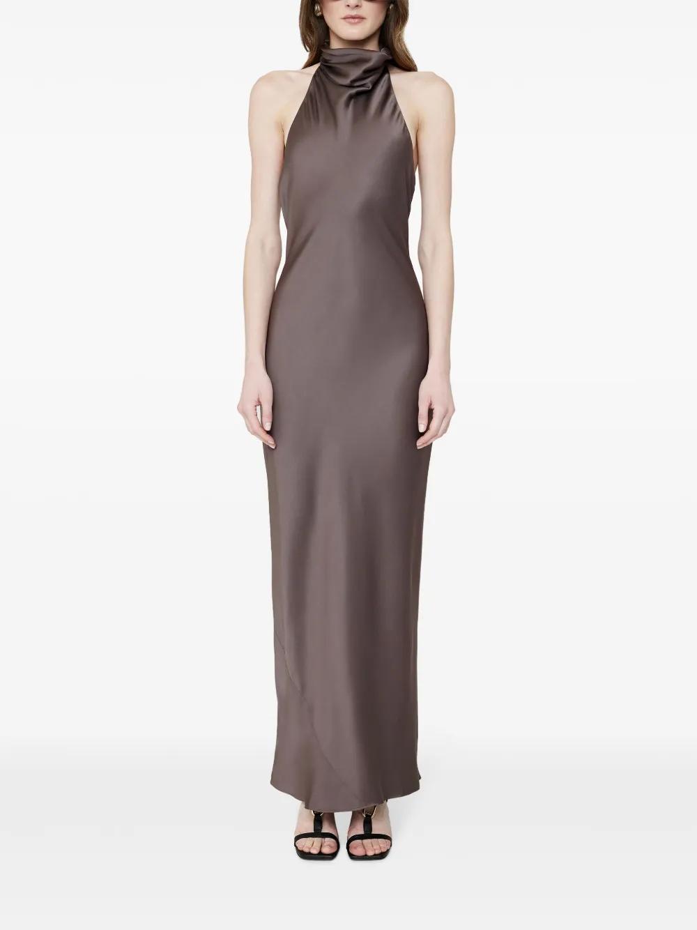 Eliana silk maxi dress Product Image