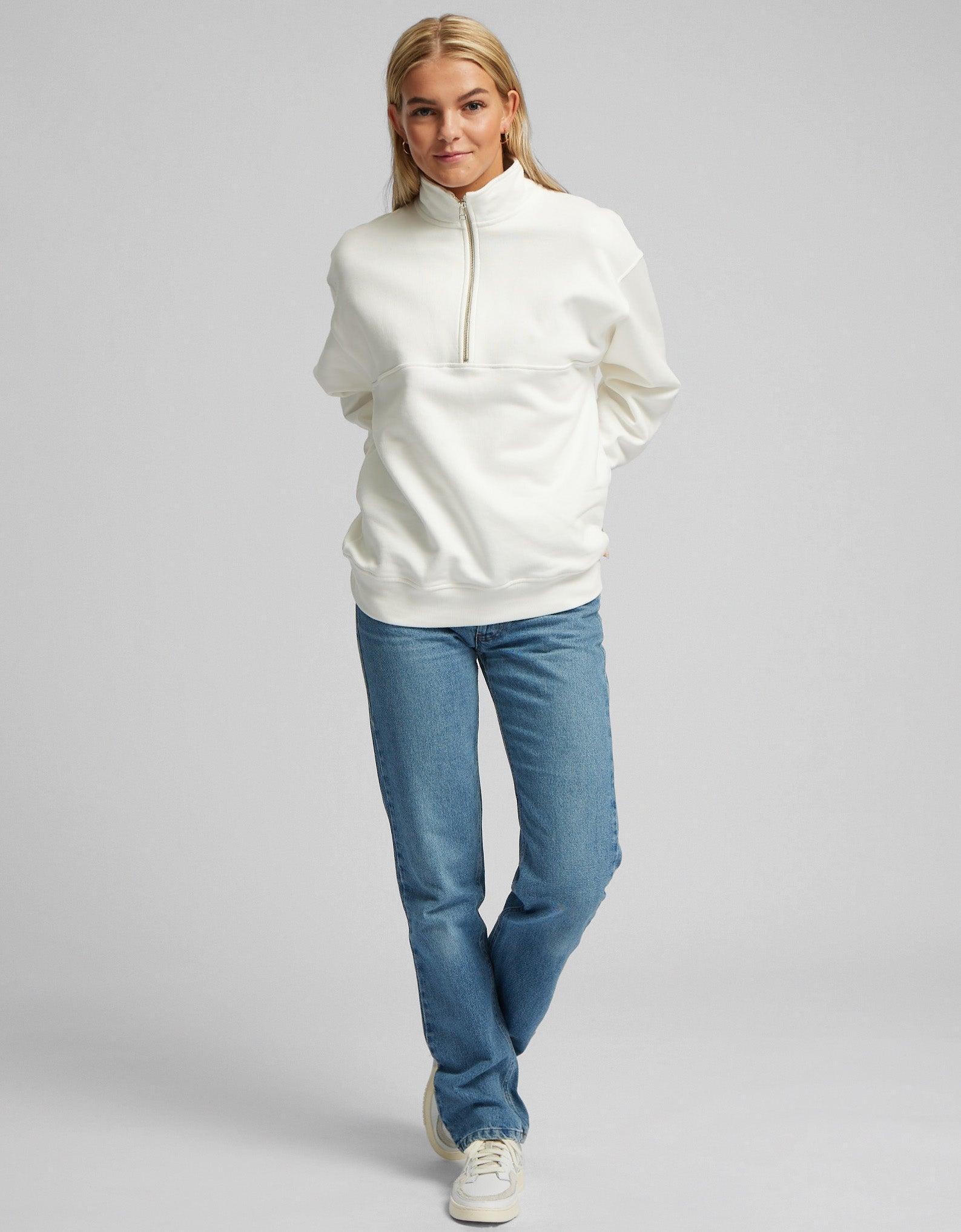 Organic Quarter Zip - Soft Lavender Product Image