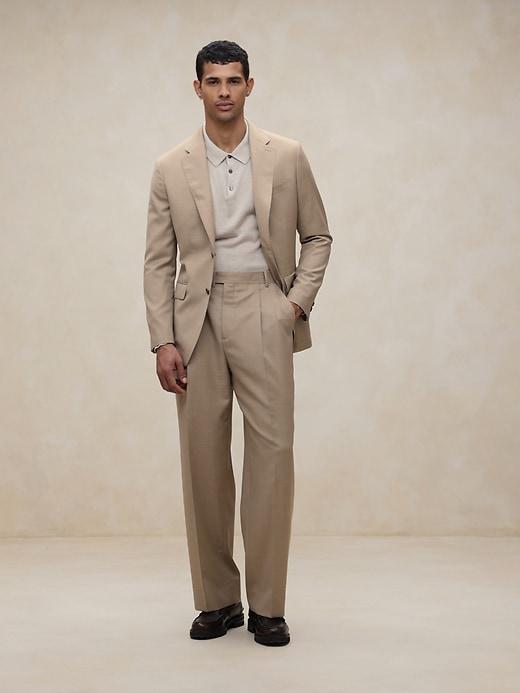 Signature Italian Rustico Wide-Leg Suit Pant Product Image