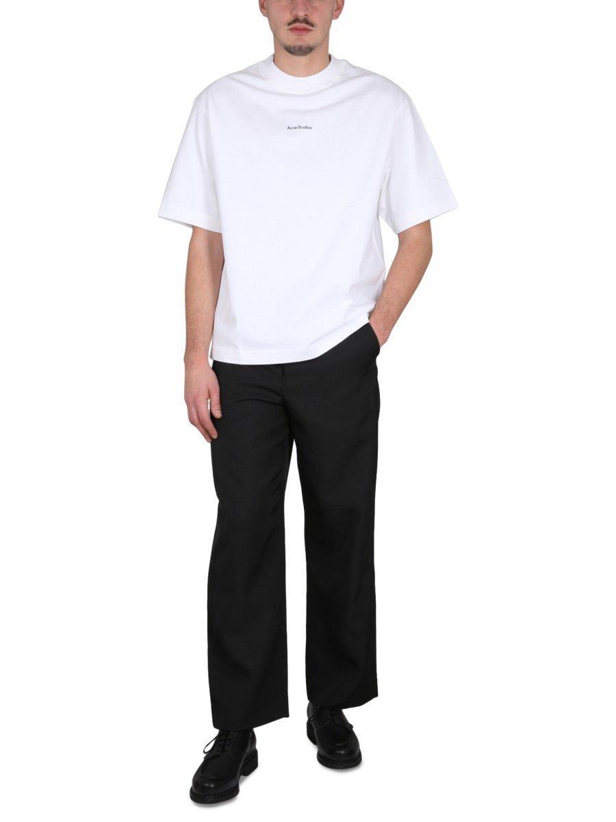 ACNE STUDIOS Straight Leg Pants In Black Product Image