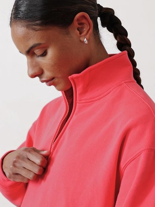 Power of She Forever Fleece 1/4 Zip Sweatshirt Product Image