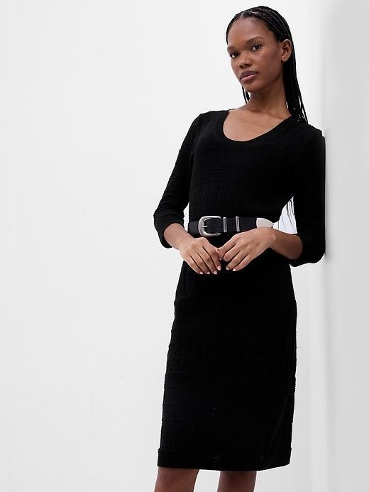 Crochet Midi Dress Product Image