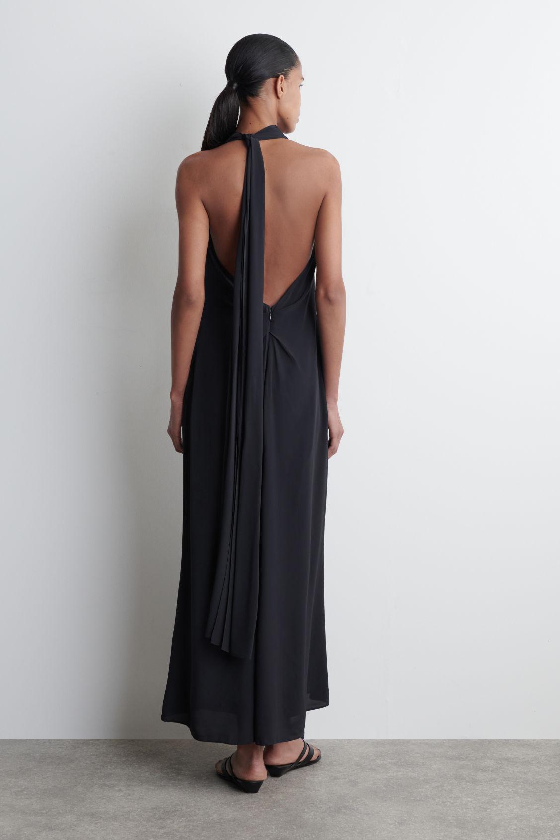 COWL-NECK MAXI DRESS Product Image