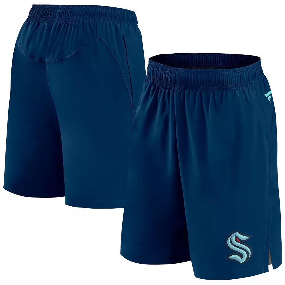 Men's Fanatics Branded  Navy Nashville Predators Authentic Pro Tech Shorts, Size: XL, Pdt Blue Product Image