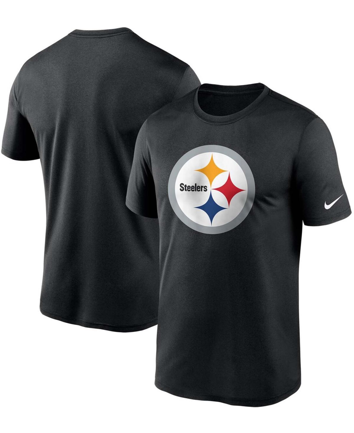 Men's Nike Black Pittsburgh Steelers Logo Essential Legend Performance T-Shirt, Size: Medium Product Image