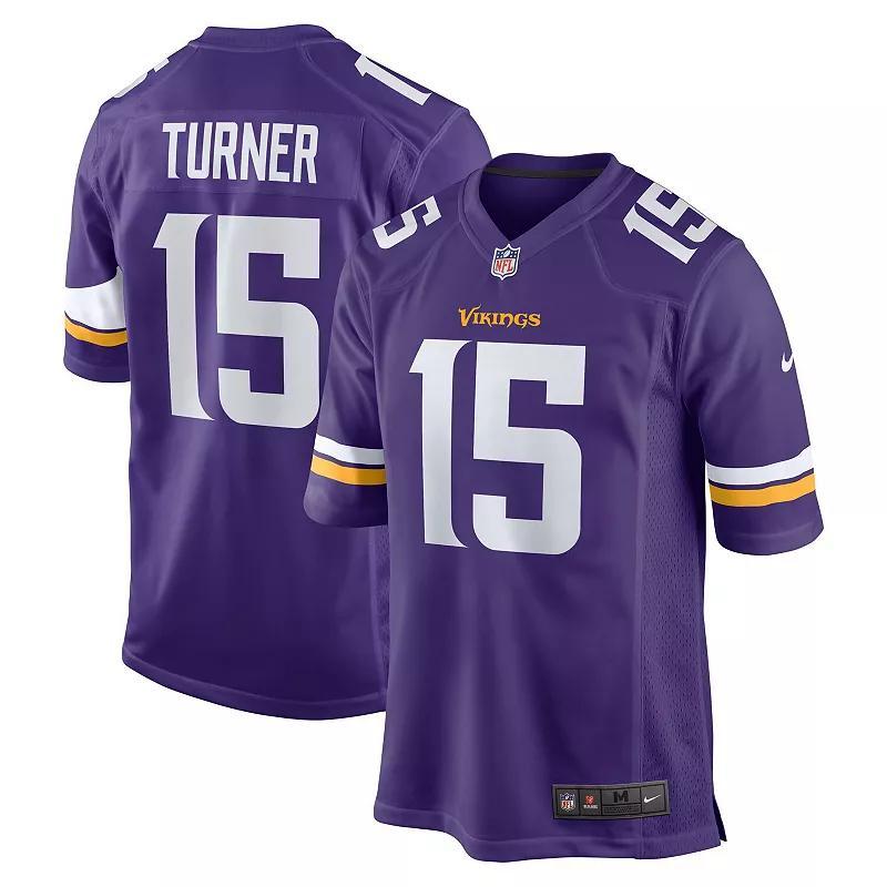 Men's Nike Aaron Jones Purple Minnesota Vikings Game Player Jersey, Size: Large Product Image