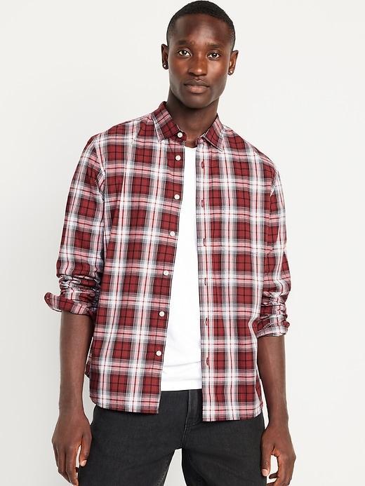 Slim Fit Built-In Flex Poplin Everyday Shirt Product Image