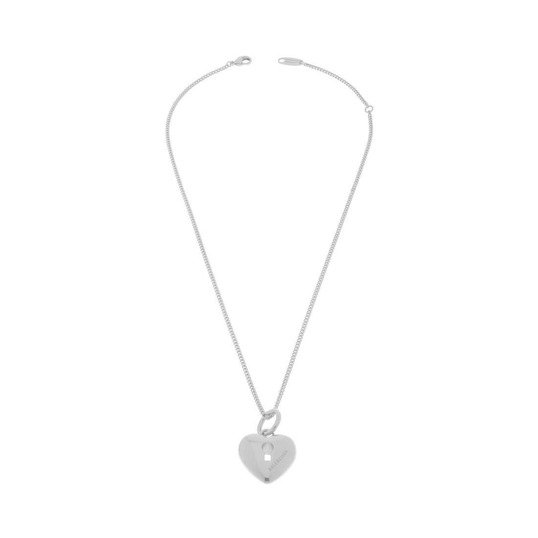 Women's Amour Heart Necklace  in Silver Product Image