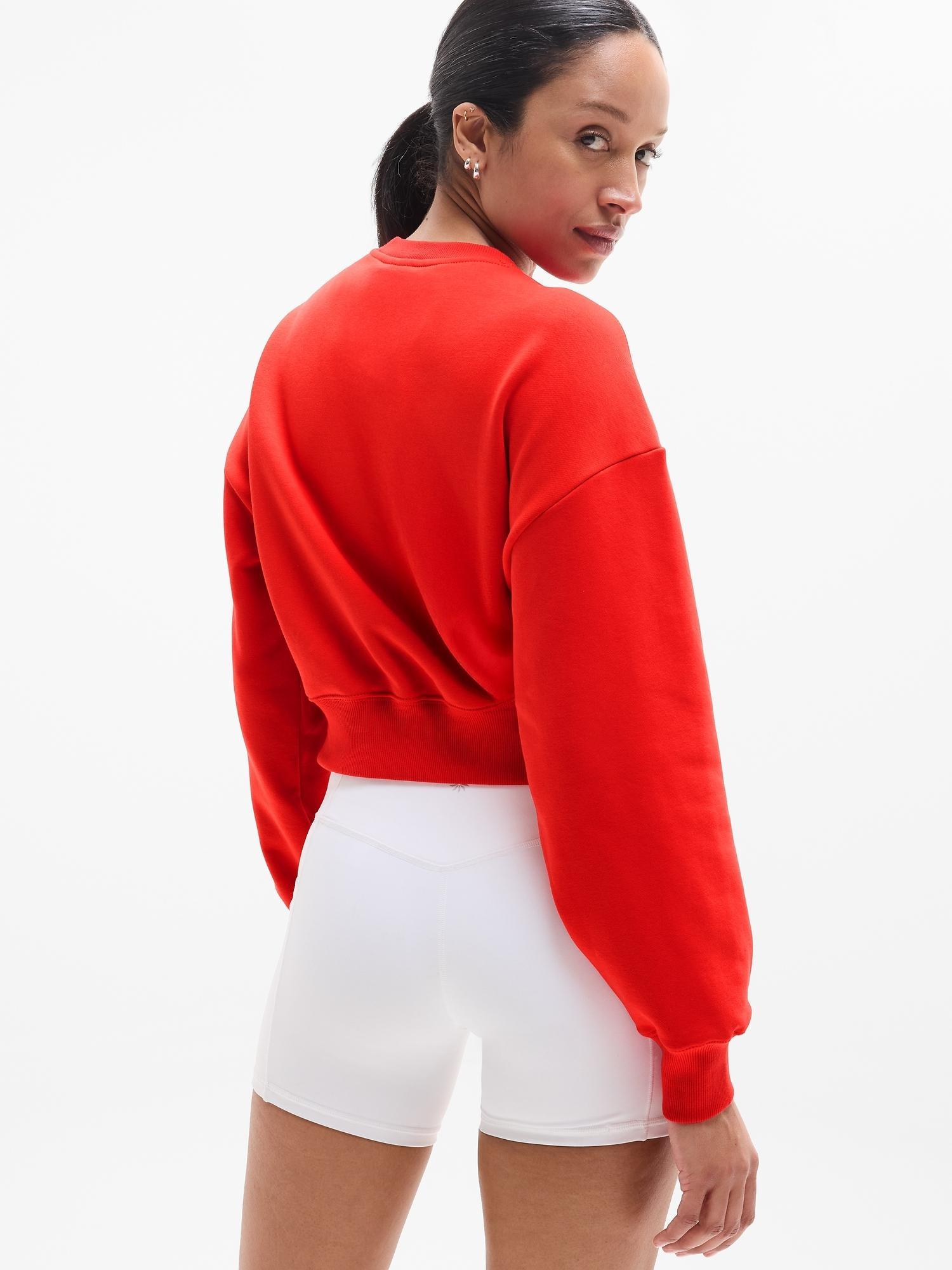 Heavyweight Terry Crop Crew Sweatshirt Product Image
