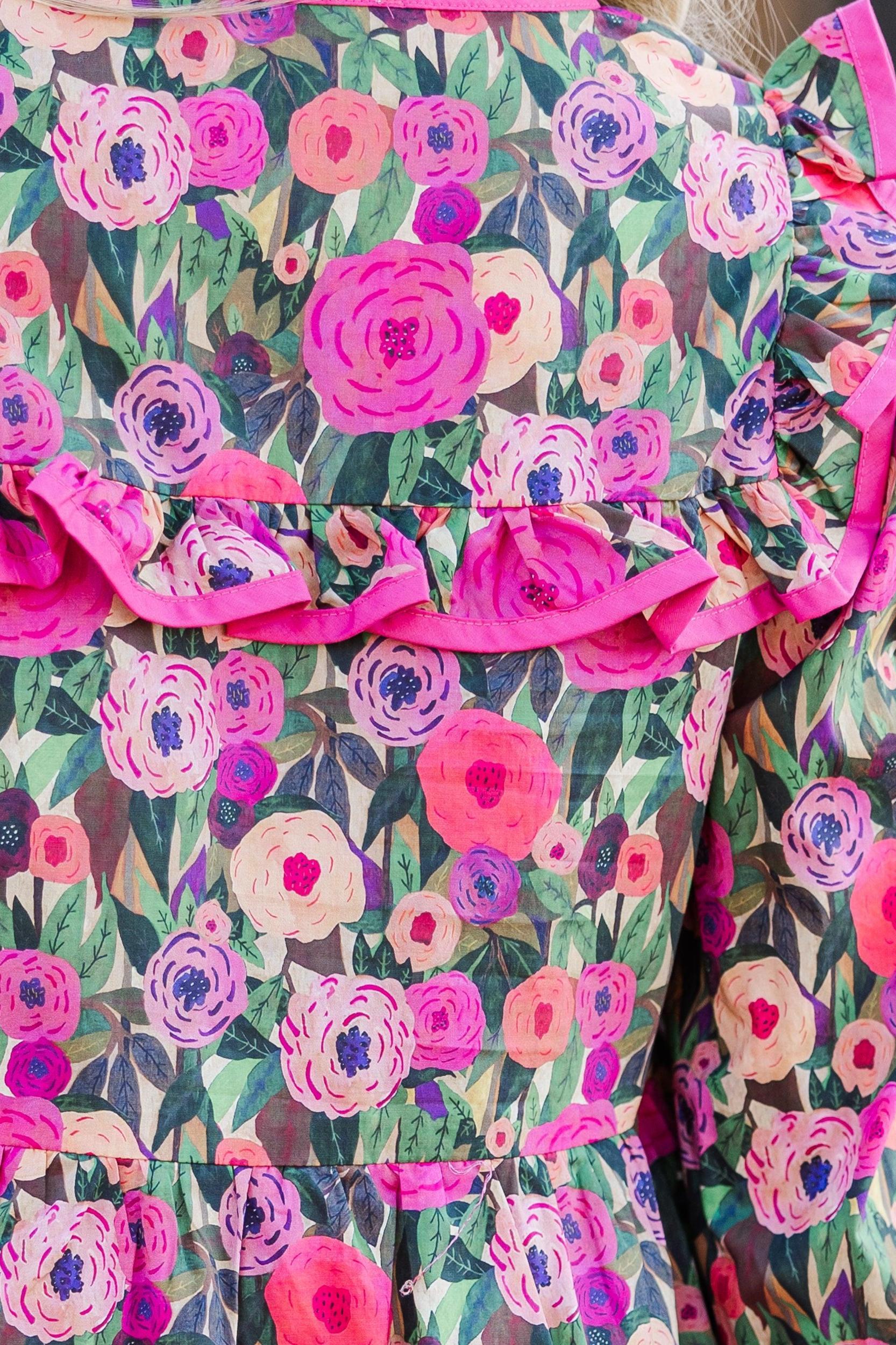 It's All Here Pink Floral Dress Female Product Image