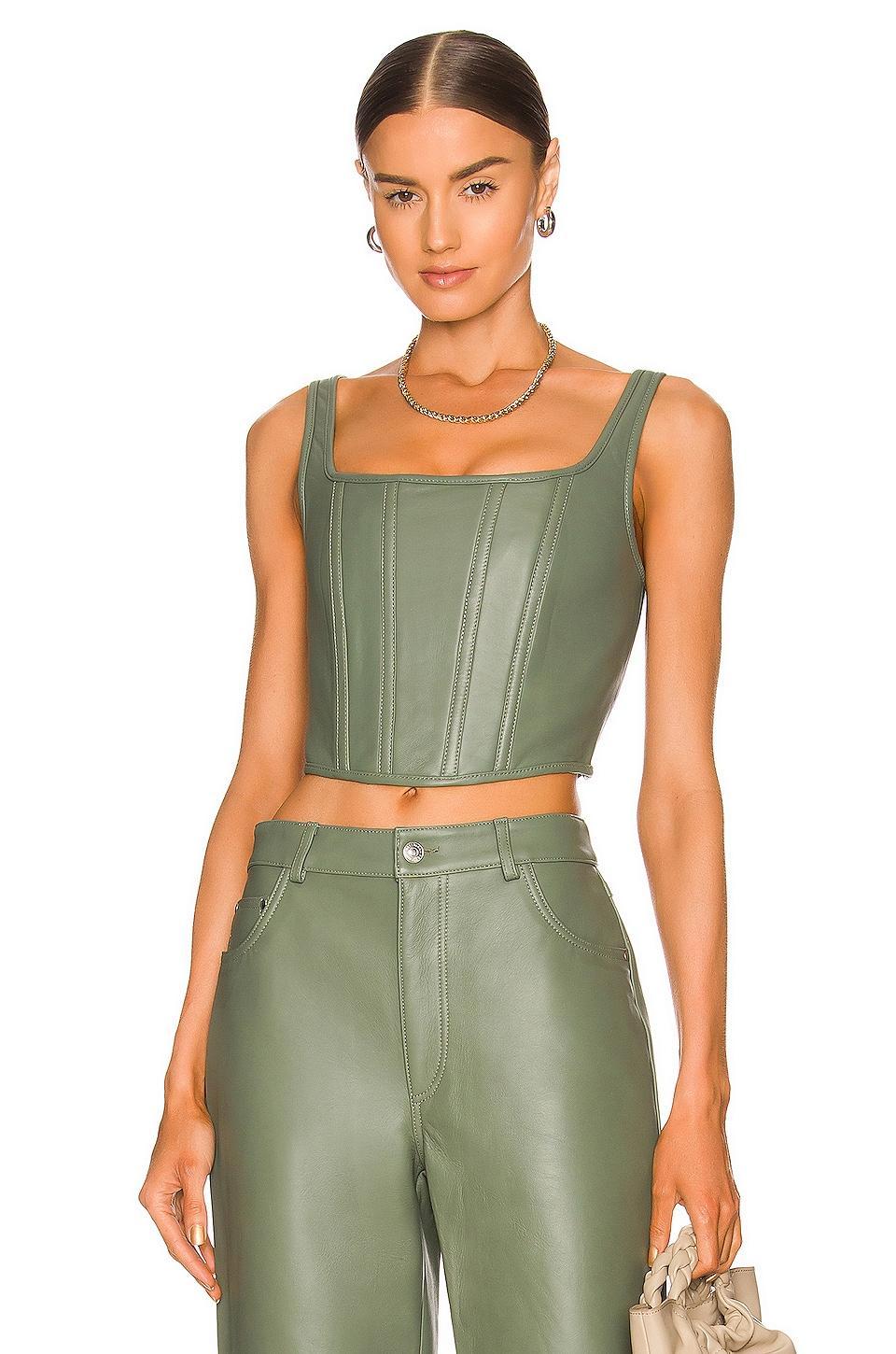 Leather Bustier Ena Pelly Product Image