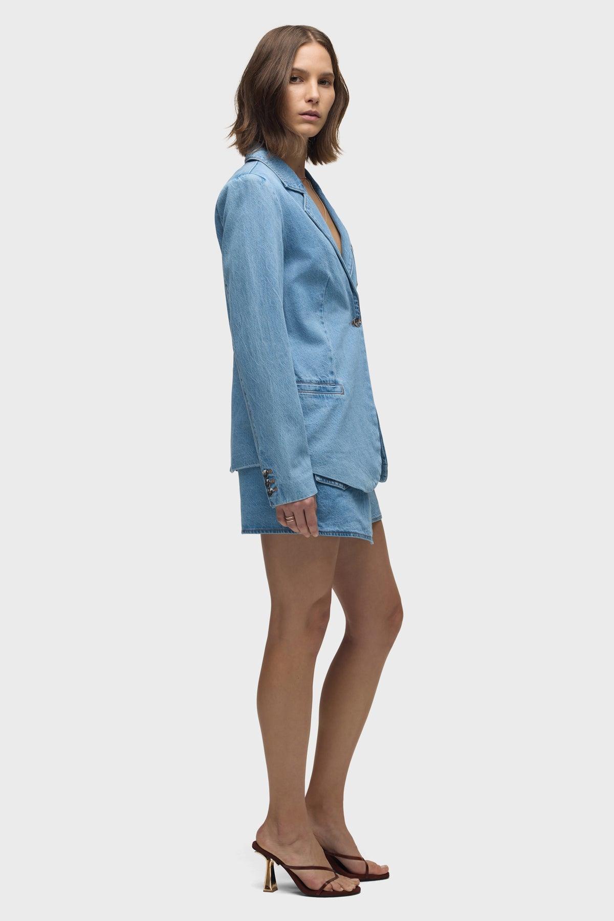 Stylized Boyfriend Blazer Female Product Image