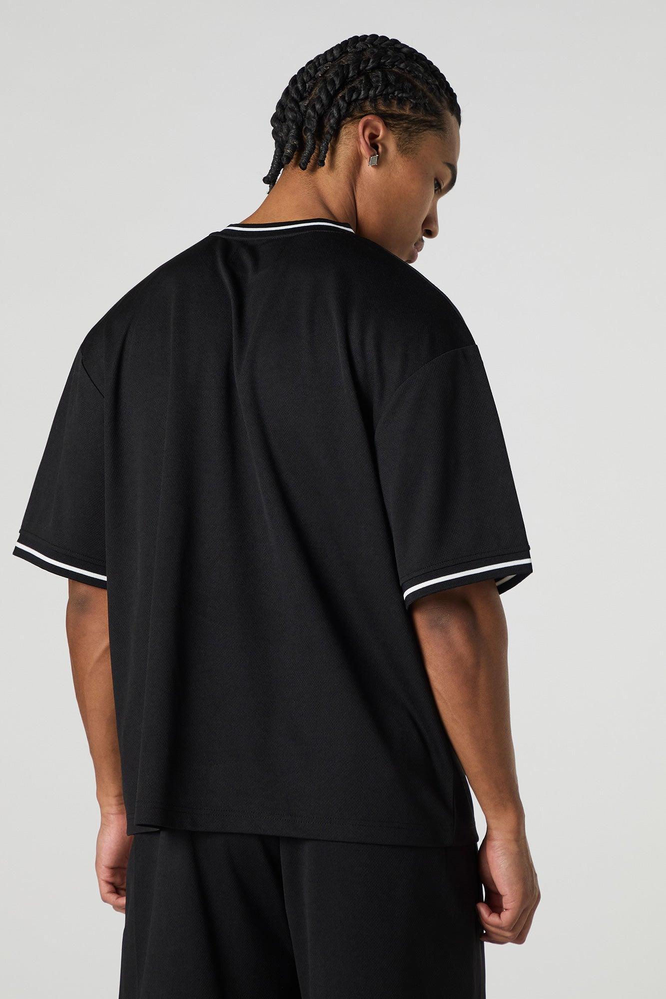 New York Graphic Mesh Baseball Jersey Male Product Image
