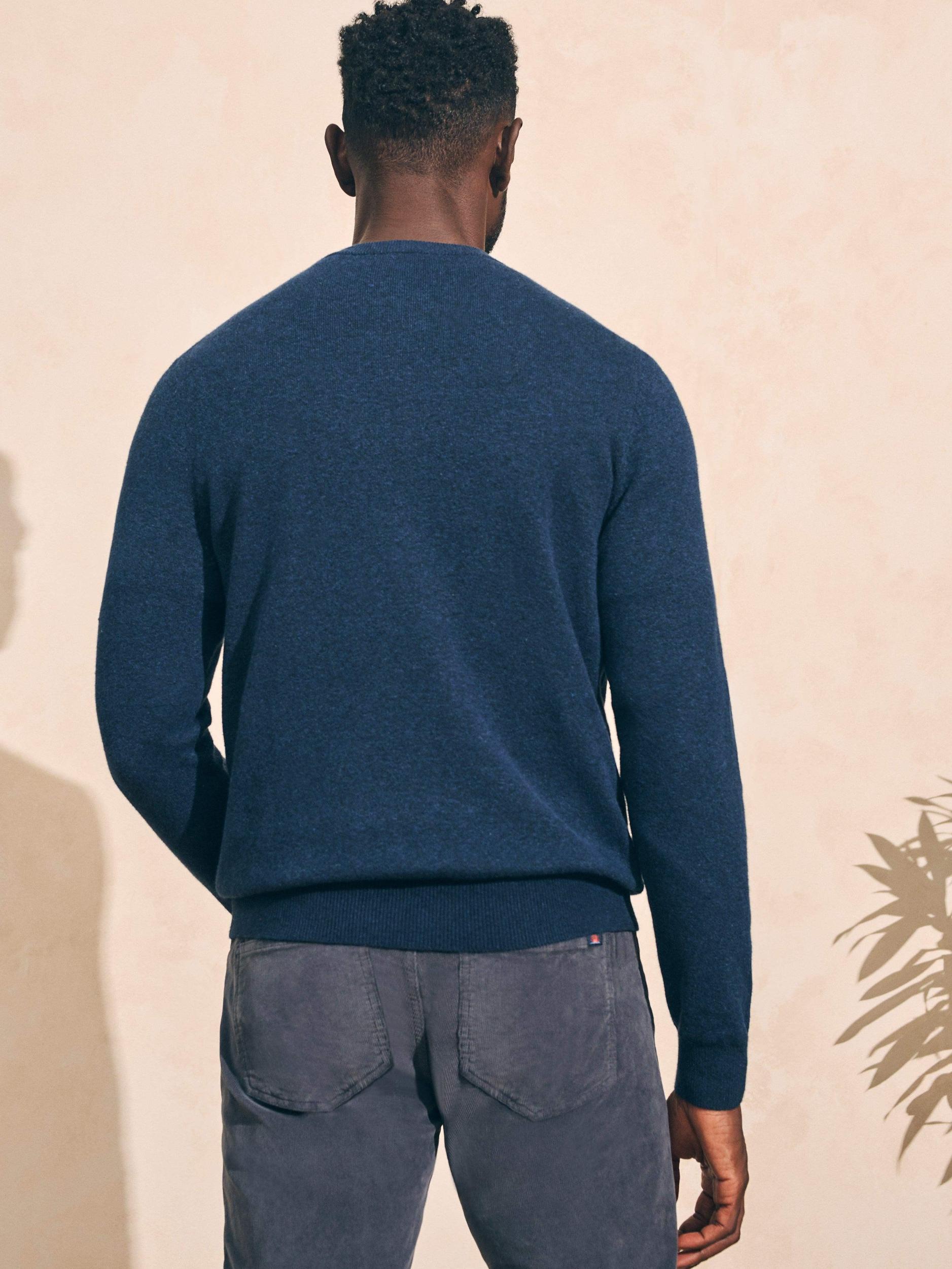 Mountain Crew Sweater (Tall) - Navy Heather Male Product Image