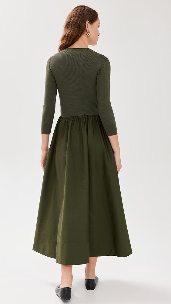 Polo Ralph Lauren Henley Mixed Media Dress | Shopbop Product Image