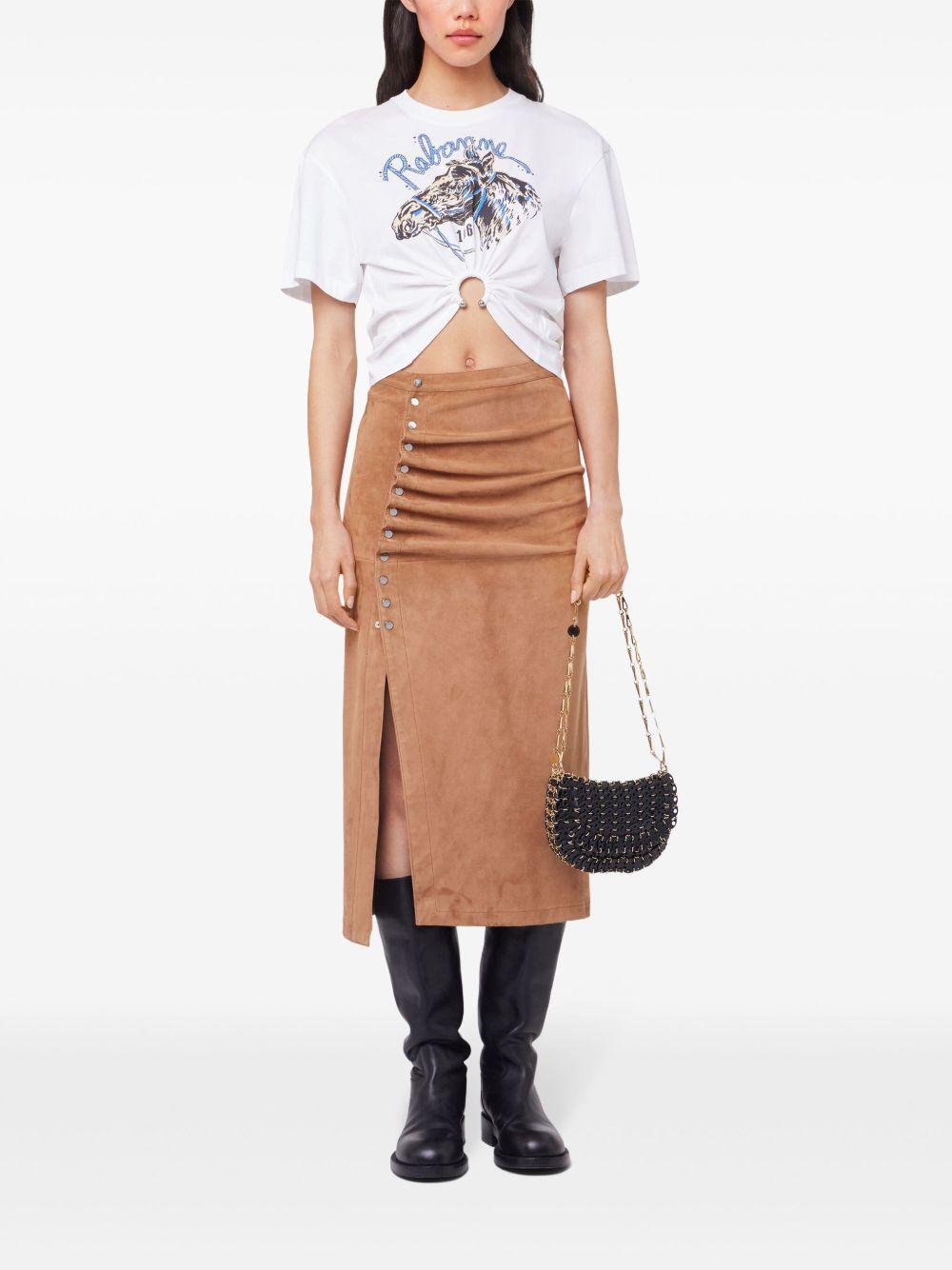 suede midi skirt Product Image