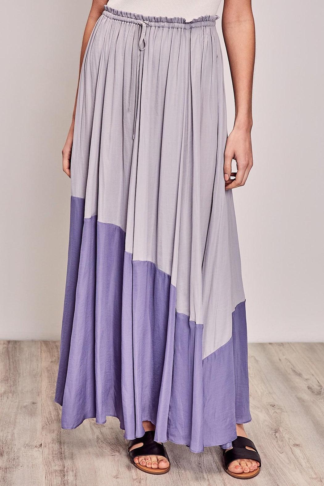 Twotone Long Skirt Product Image
