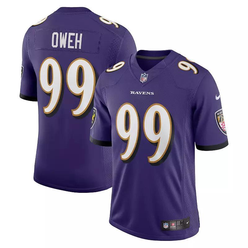 Men's Nike Odafe Oweh Black Baltimore Ravens Vapor Limited Jersey, Size: XL Product Image
