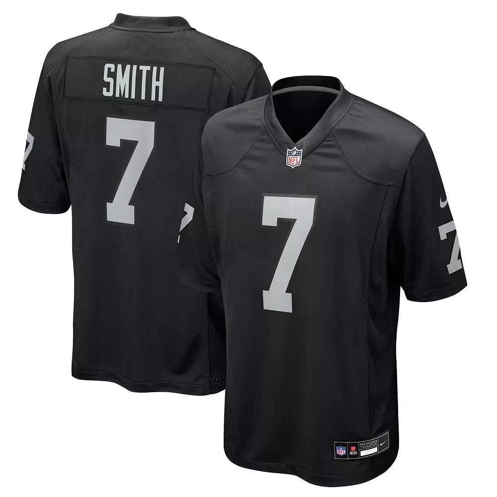 Geno Smith Las Vegas Raiders Nike Men's NFL Game Jersey Product Image