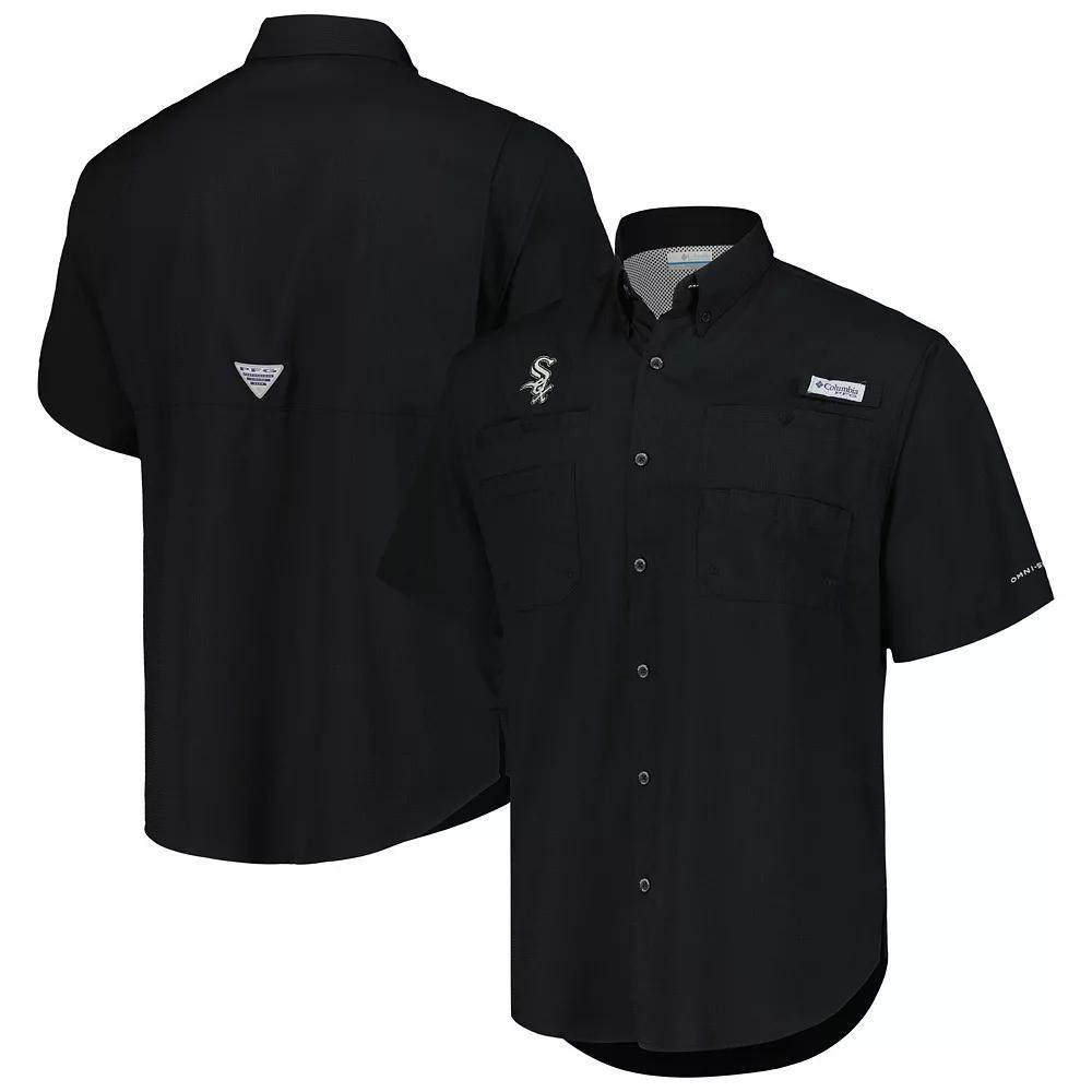 Mens Columbia Chicago White Sox Tamiami Omni-Shade Button-Down Shirt Product Image