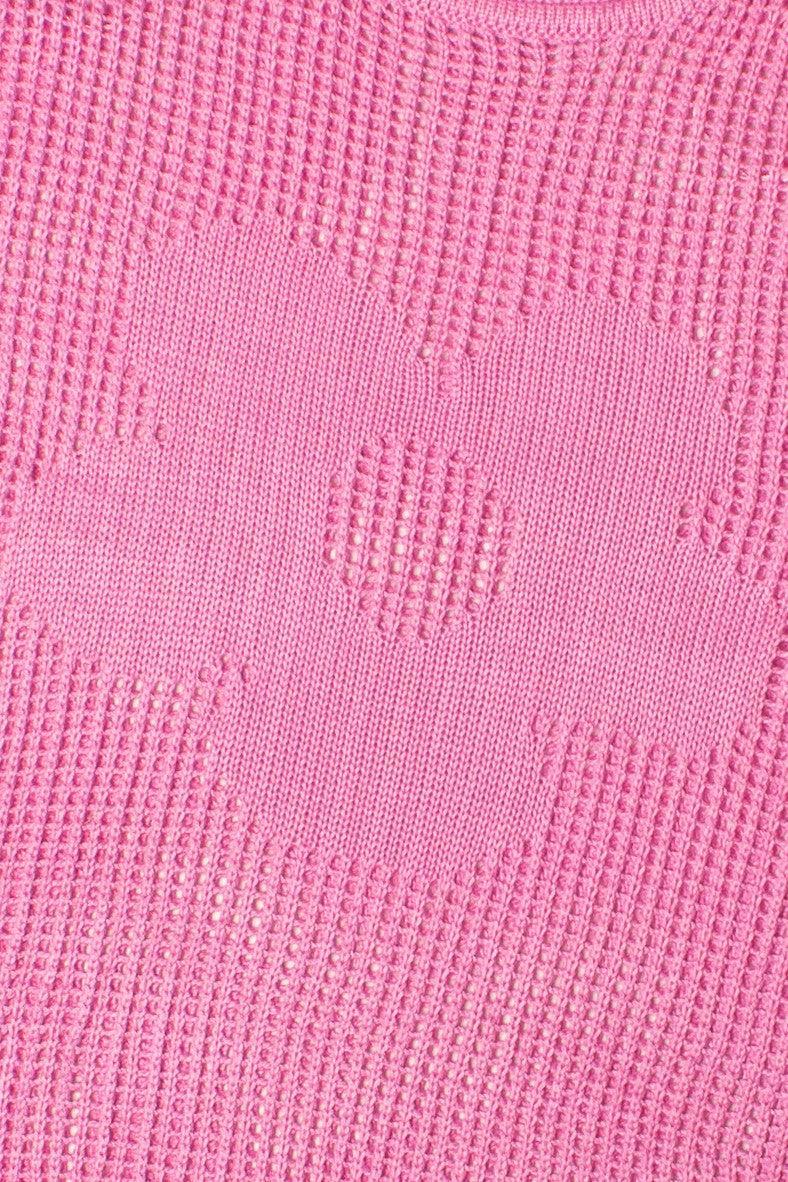 Knit Mesh Sweater Product Image