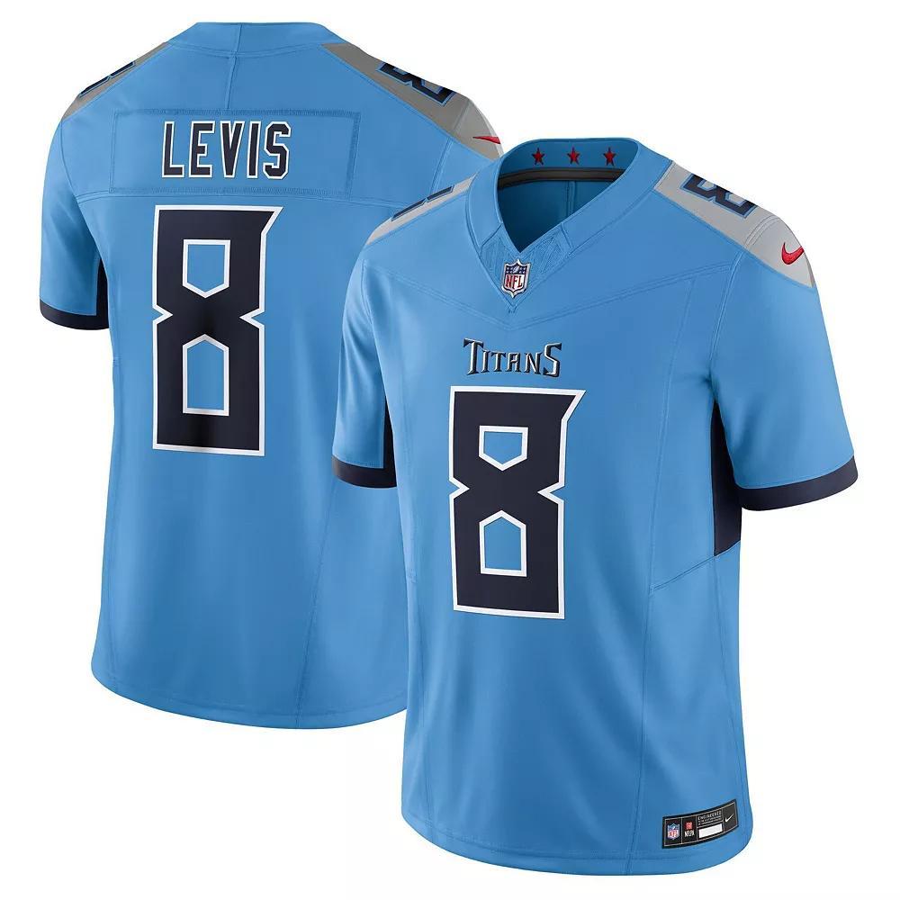 Men's Nike Will Levis Light Blue Tennessee Titans Alternate  Vapor F.U.S.E. Limited Jersey, Size: 3XL Product Image