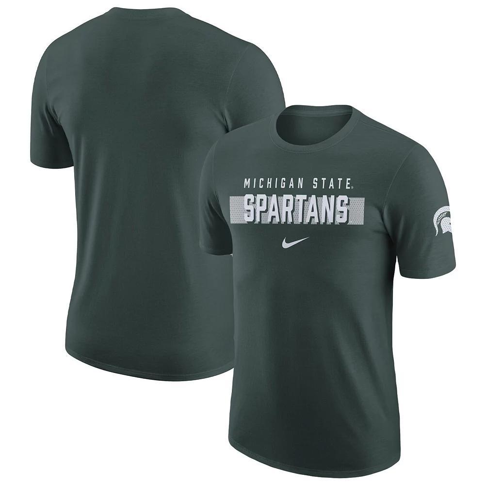 Men's Nike Green Michigan State Spartans Campus Gametime T-Shirt, Size: Large Product Image