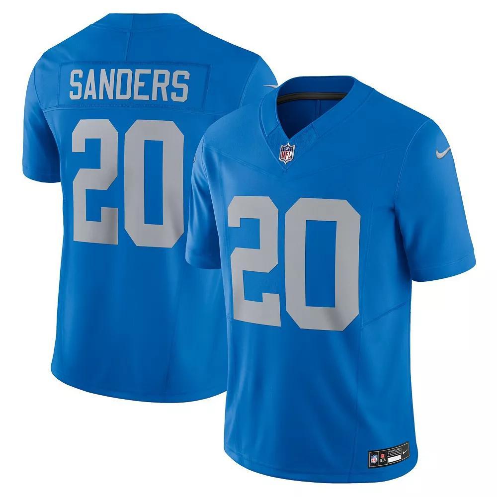Men's Nike Barry Sanders Blue Detroit Lions Vapor F.U.S.E. Alternate Limited Jersey, Size: Large Product Image