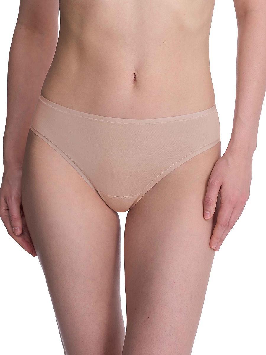 Womens Bliss Bare Cotton Thong Product Image