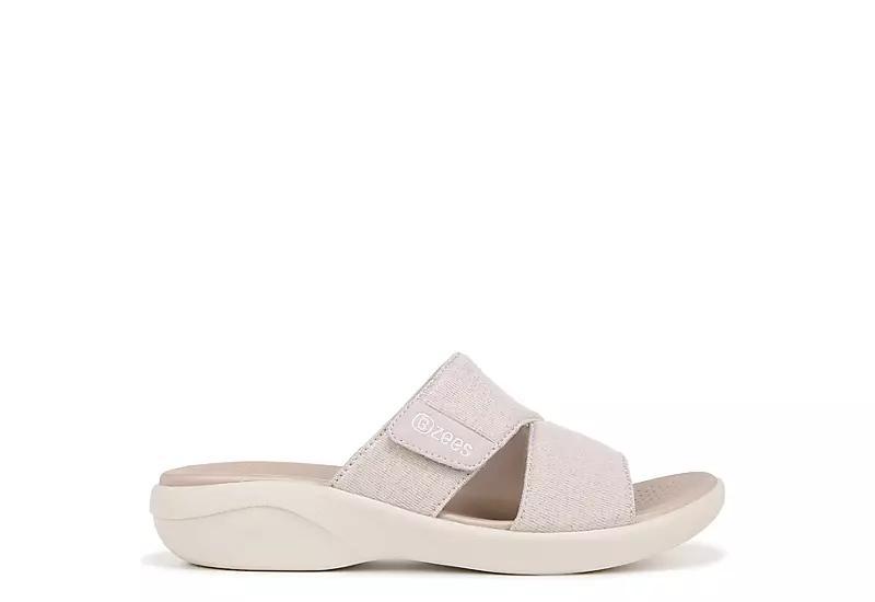 LifeStride Carefree Womens Slide Sandals Brown Product Image