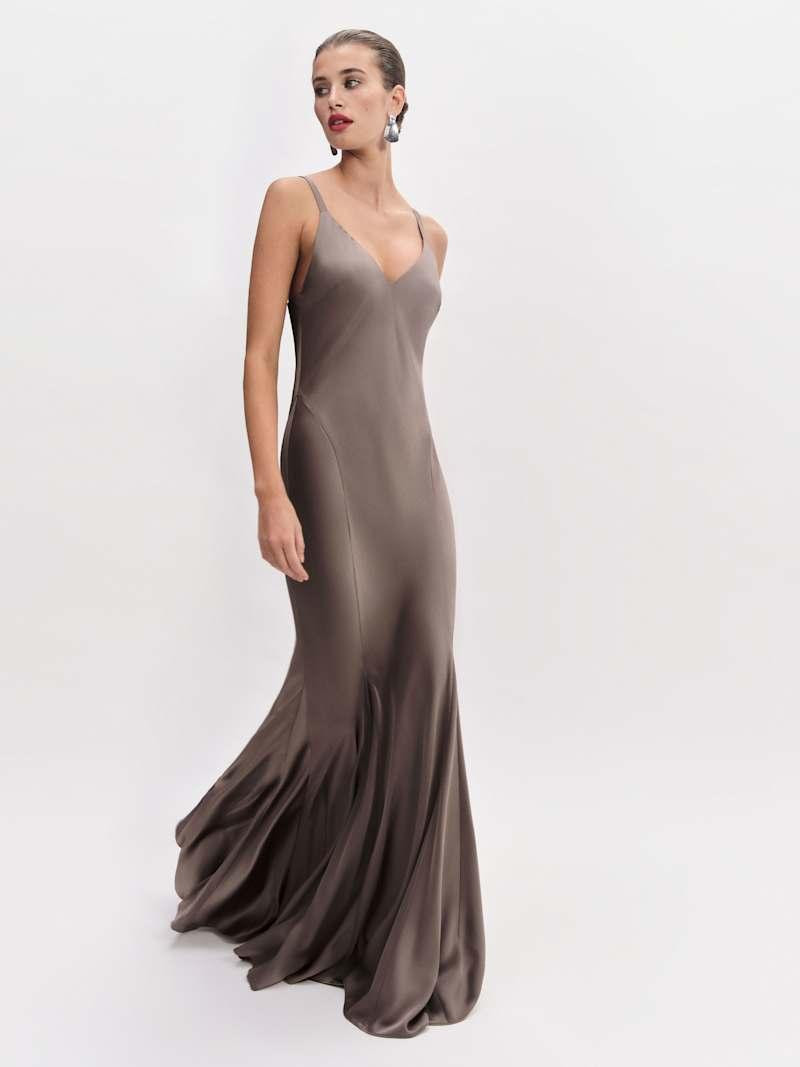 Tyler Satin Dress Product Image