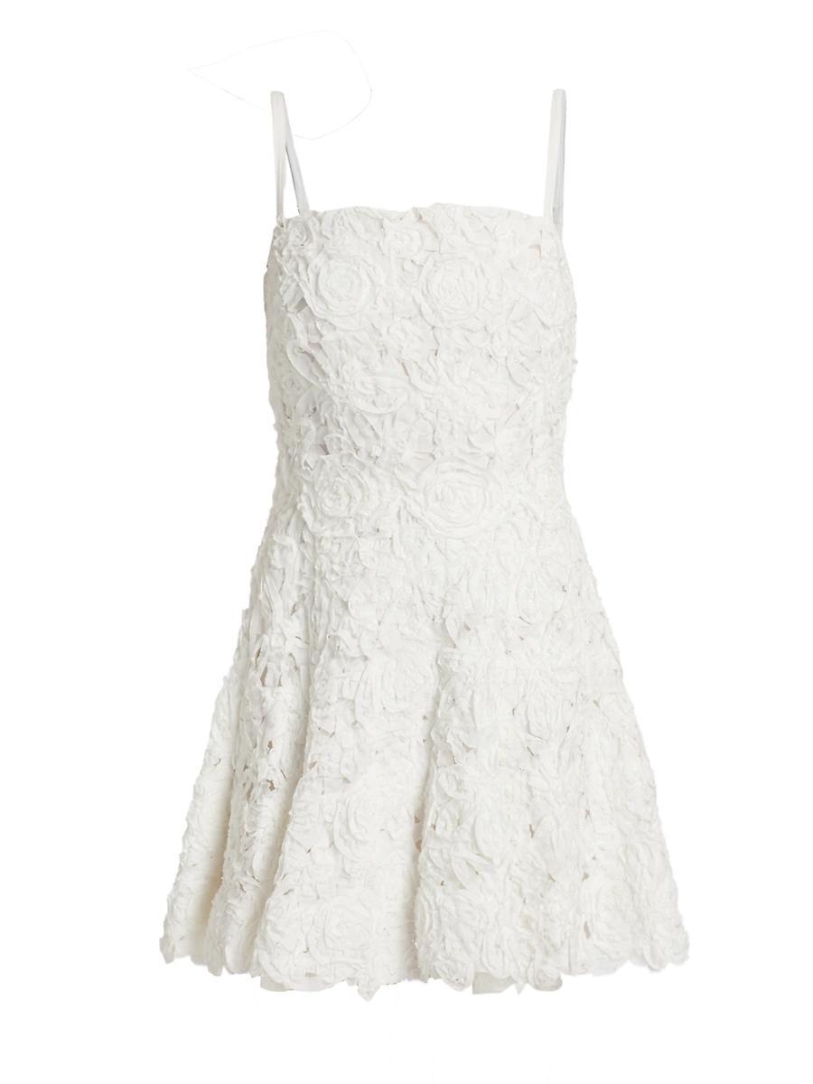 Womens Sophie Cotton Textured Minidress Product Image