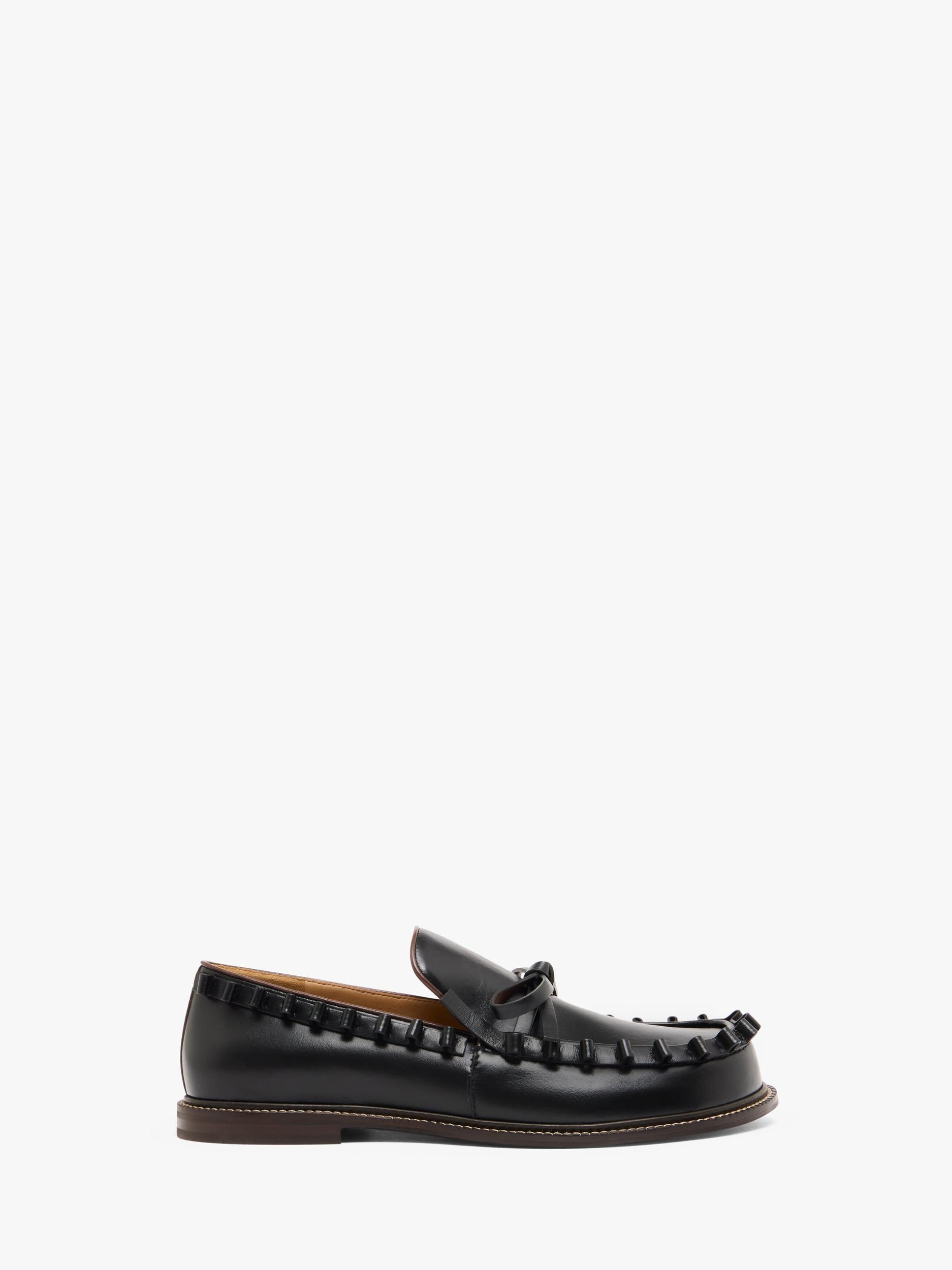 RUFFLE LEATHER MOCCASSIN Product Image