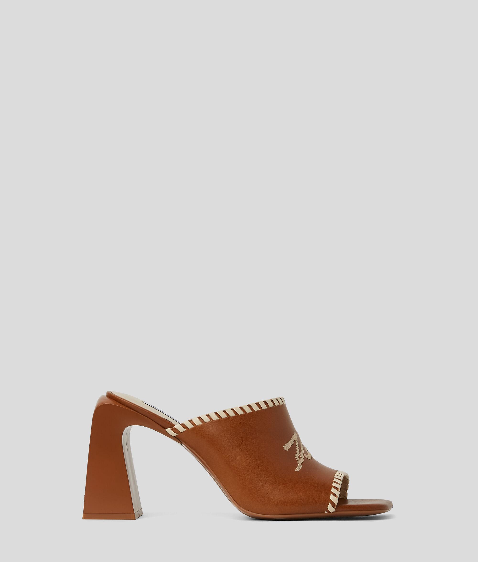 KARL SIGNATURE ASTRA NOVA HEELED SANDALS Product Image