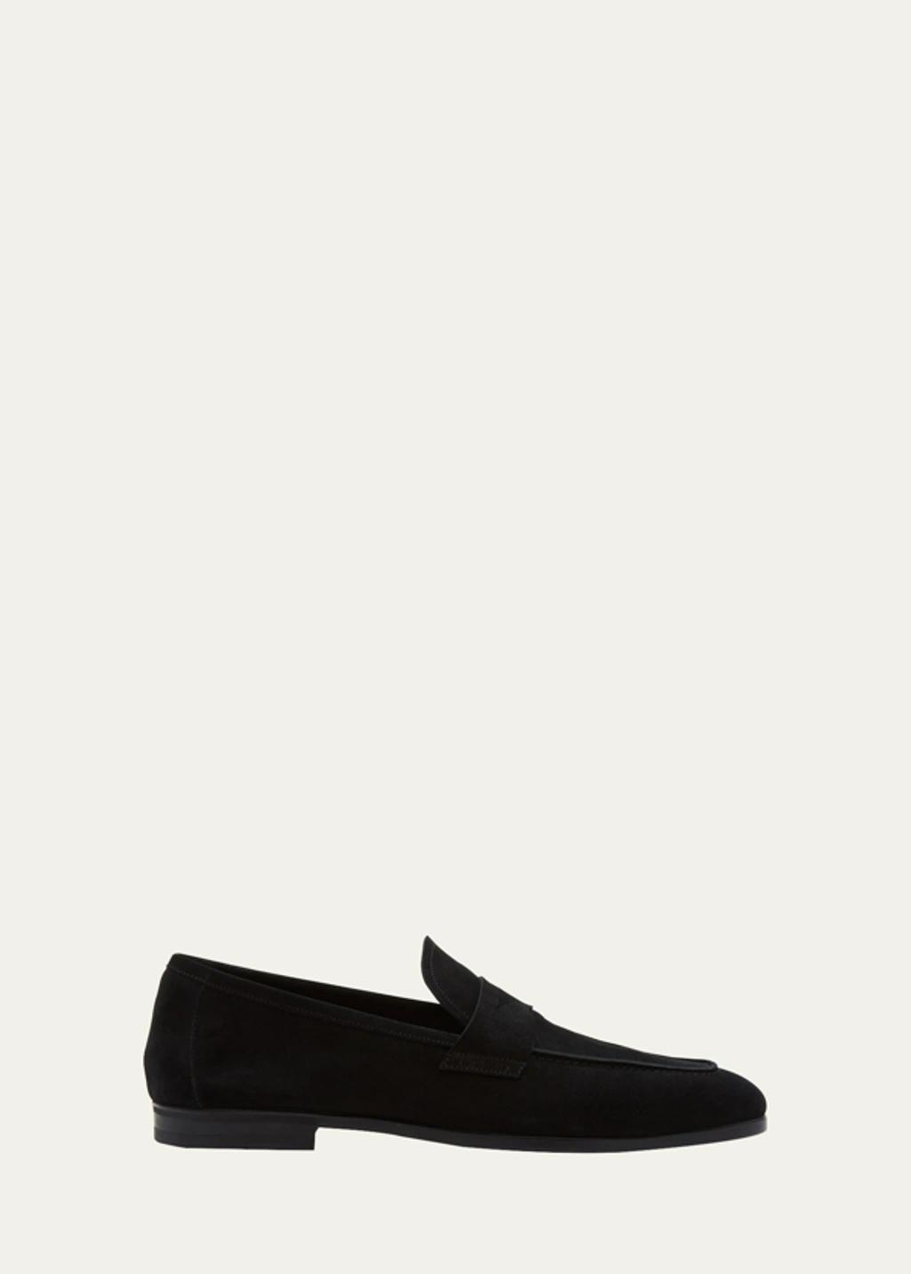 Soft Leather Flat Loafers Product Image