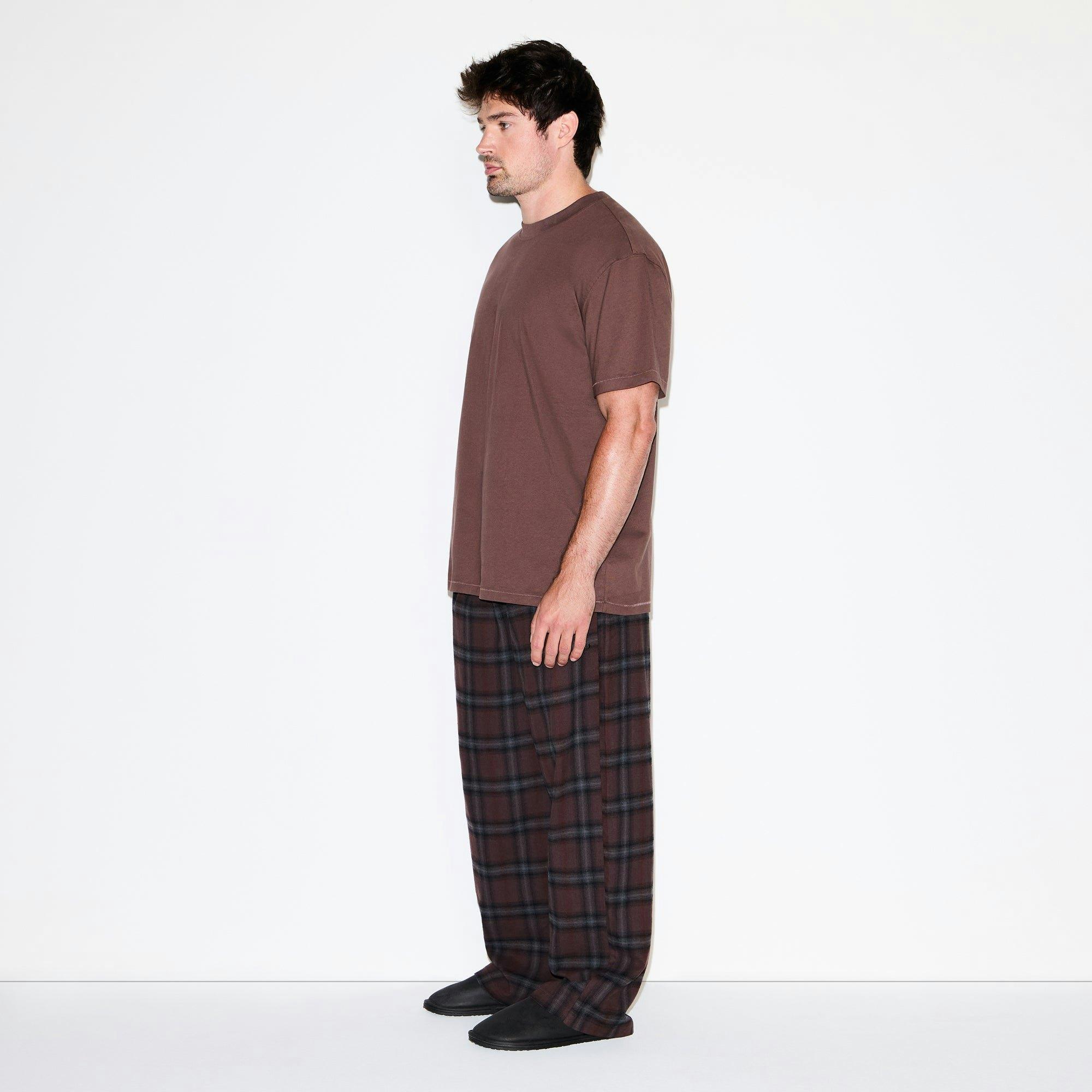 HEAVYWEIGHT COTTON MENS RELAXED T-SHIRT | DARK AMETHYST Product Image