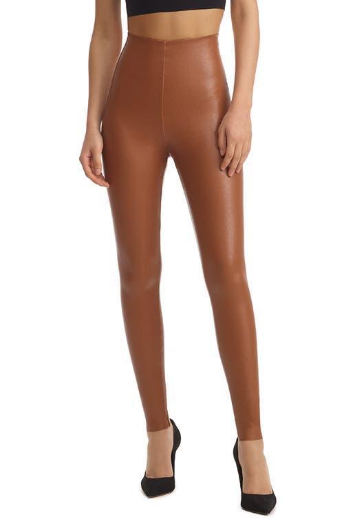 Womens Perfect Faux Leather Leggings Product Image