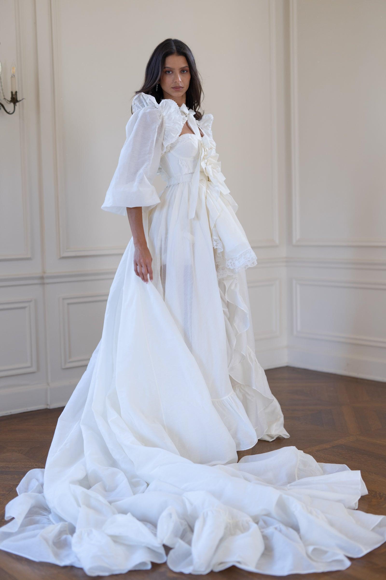 The Ivory Organdy Cake Shop Dress Product Image