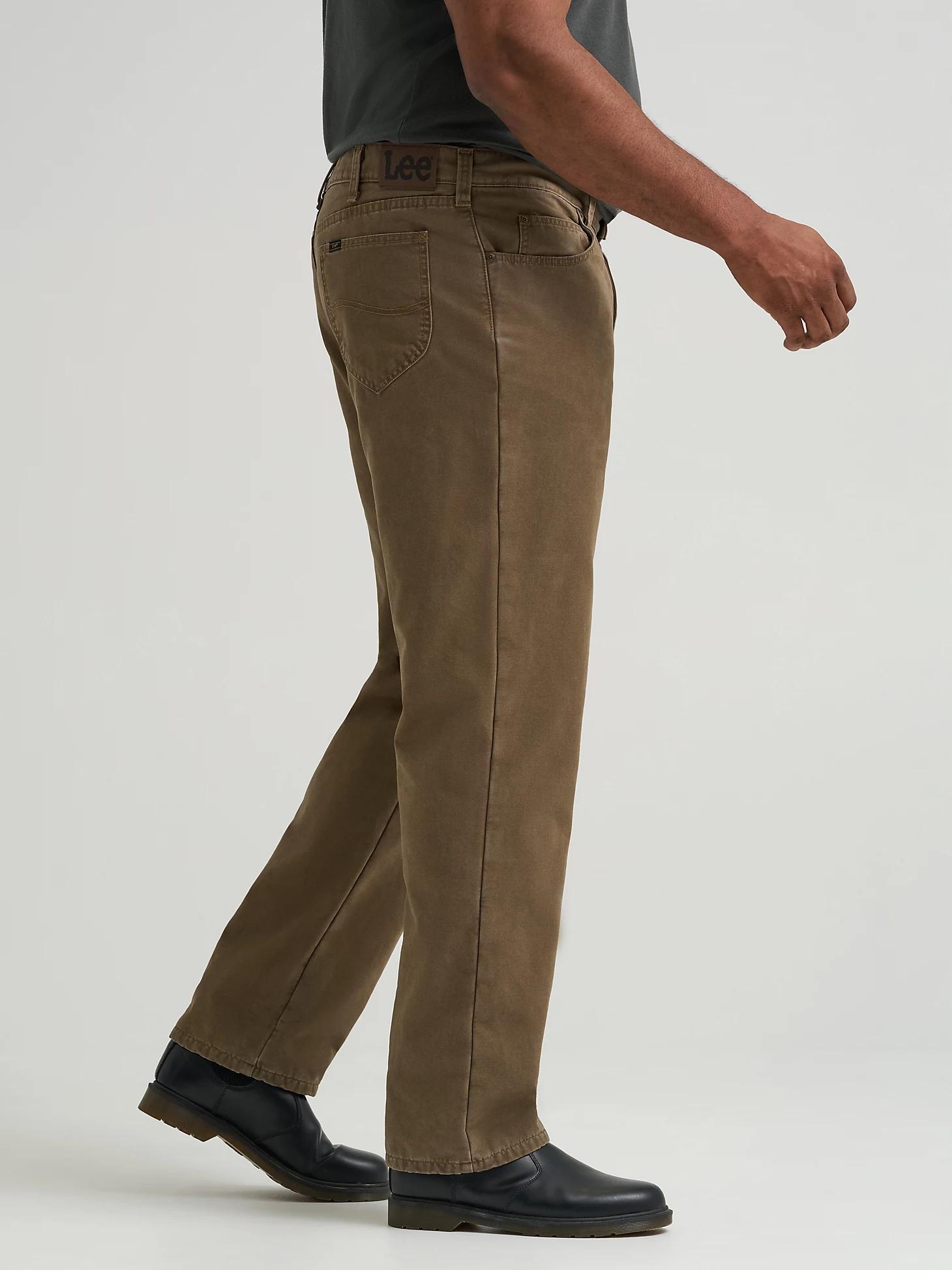 Men's Legendary Relaxed Straight Fleece Lined Jean (Big & Tall) | Men's Jeans | Lee® Product Image