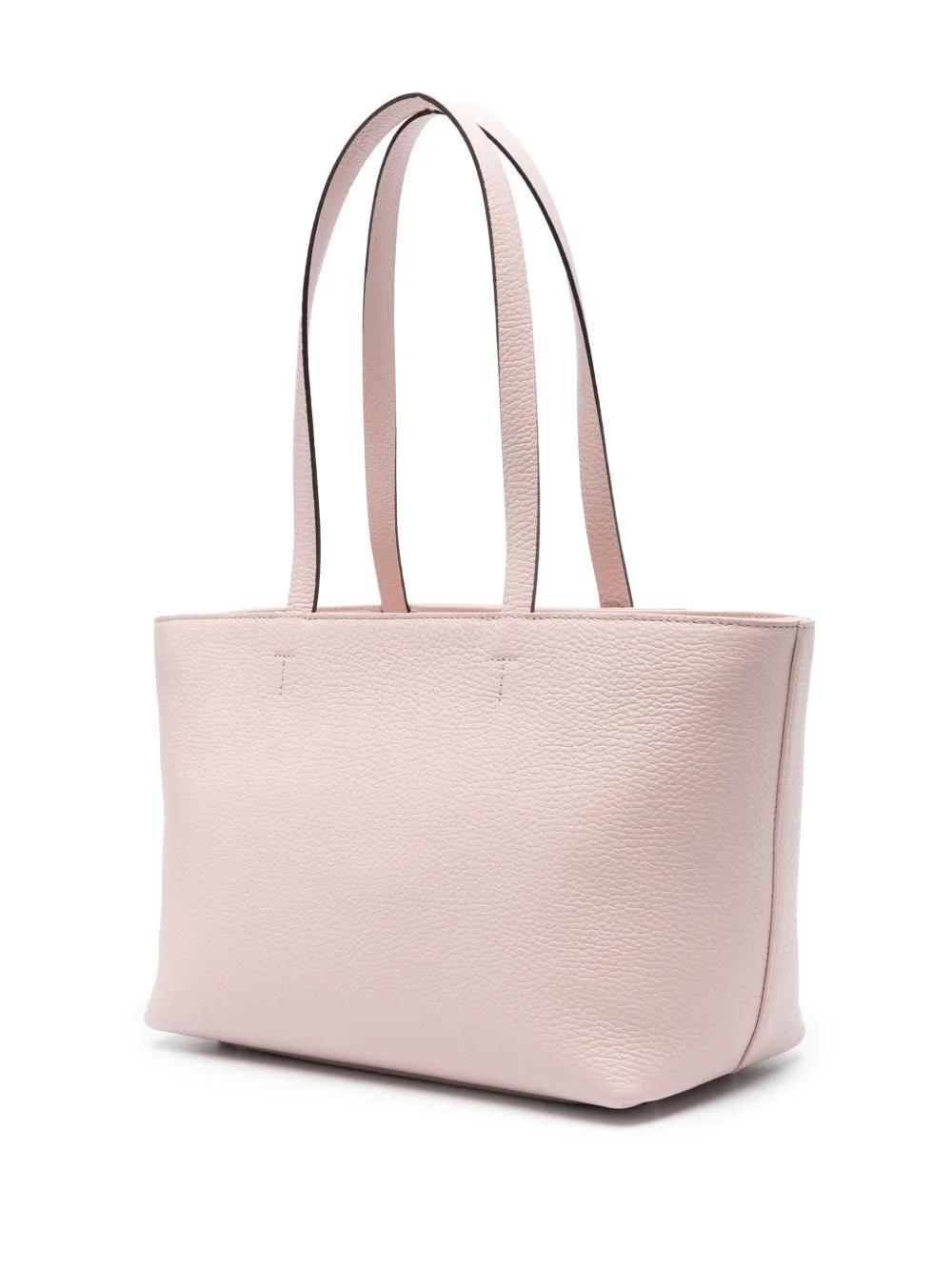 FURLA Sfera M Leather Tote Bag In Pink Product Image