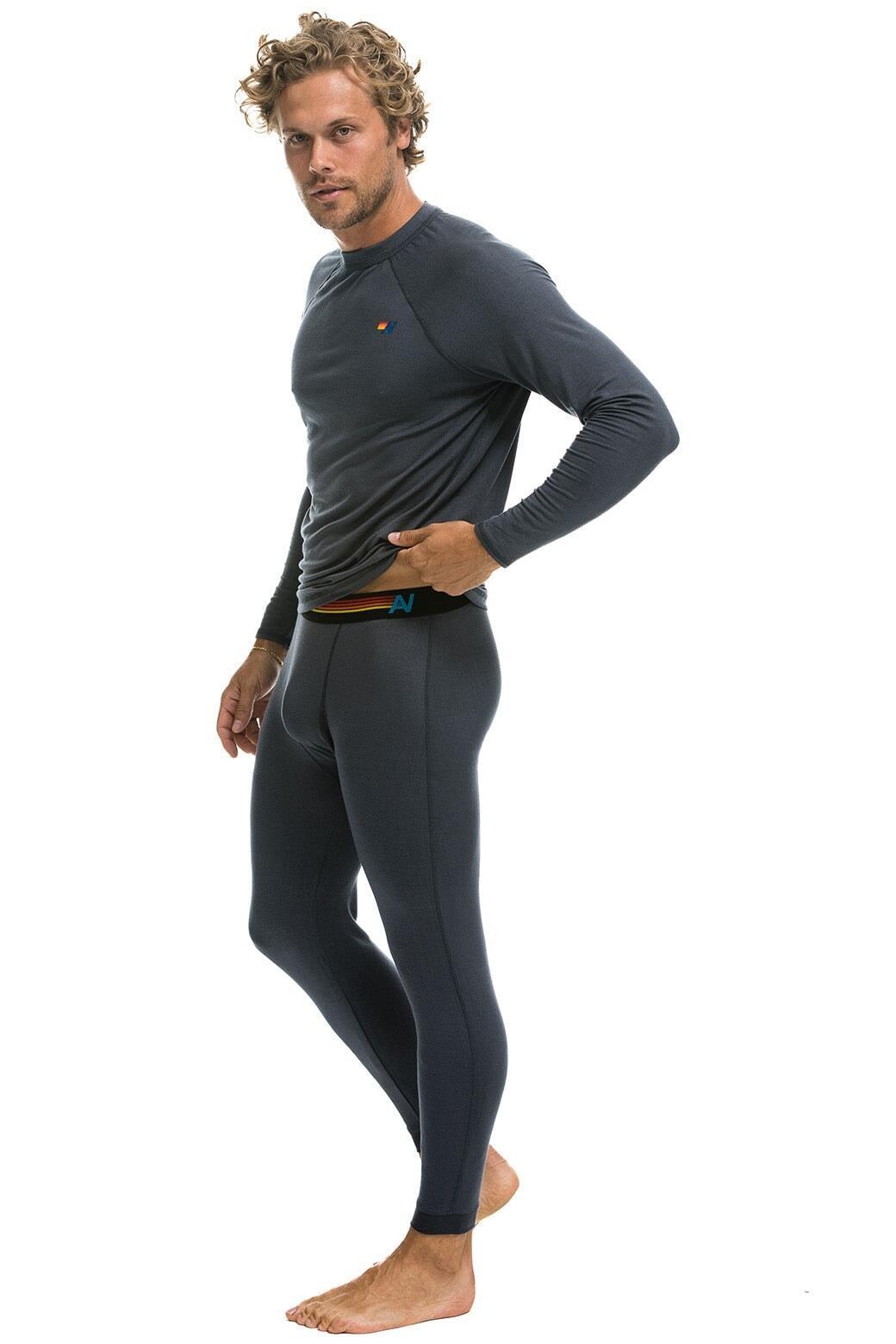 MICRO MODAL BASE LAYER BOTTOM - TITANIUM Male Product Image