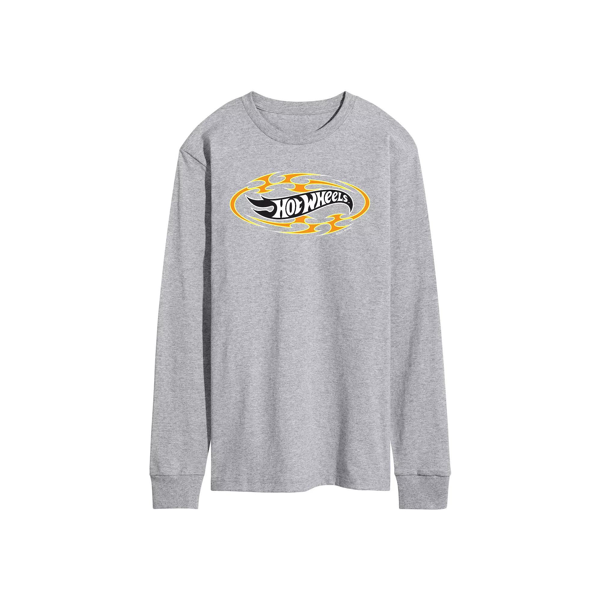 Mens Hot Wheels Flame Logo Long Sleeve Product Image